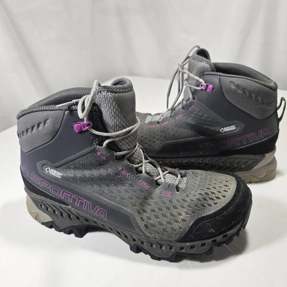 La Sportiva Stream GTX Boots Women's Sz 8Vibram Gore Tex Hiking Outdoors